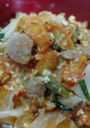 Foto resep Capcay Goreng Telur Pedas Kemiri