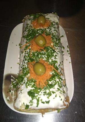 Una foto de Pionono agridulce
