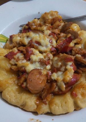 Foto resep Cheese bite meat lover pizza ala sendiri