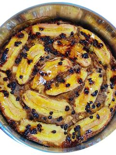 Hình của món Bánh chuối nướng từ bánh mì.