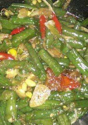 Foto resep Tumis kacang panjang+kecambah