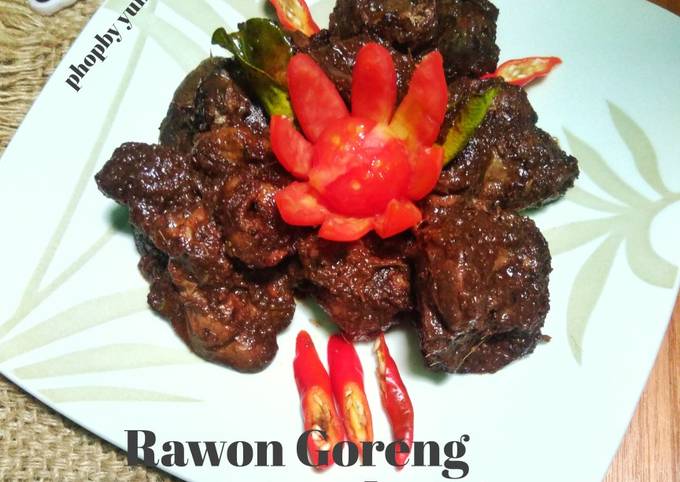 Rawon goreng Ampla Ati