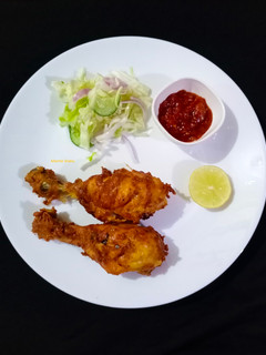 A picture of Microwave Tandoori Chicken.