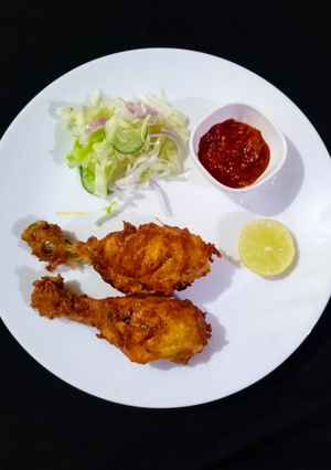A picture of Microwave Tandoori Chicken.