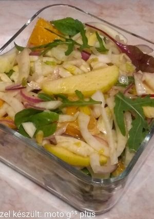 Édeskömény saláta recept fotója