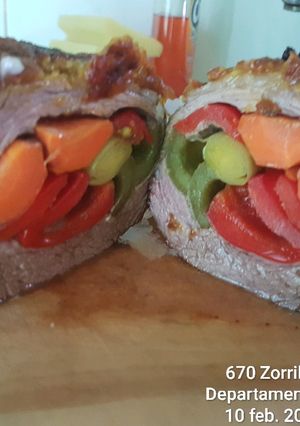 Una foto de Colita de cuadril rellena