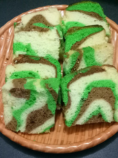 Foto resep Chiffon cake 3 rasa