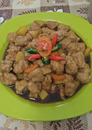 Foto resep Pentol Ayam Bumbu Kecap