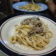 Fetucini saus bolognese (saus homemade)