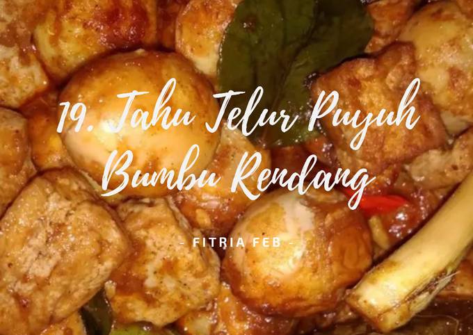 19. Tahu Telur Puyuh Bumbu Rendang Indofood