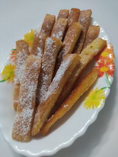 عکسی از دستور شیرینی فوری و خوشمزه و آسون فرنچ تست