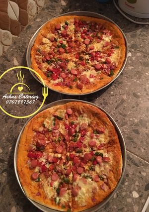 A picture of Pizza #4weeksChallenge.