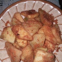 A picture of Fried yam..