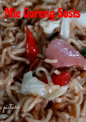 Foto resep Mie Goreng Sosis Suka-Suka