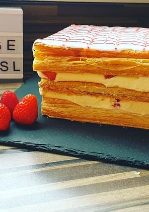 Une photo de Millefeuilles fraise
