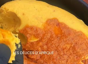 Une photo de Foutou sauce arachide - poulet 🥜