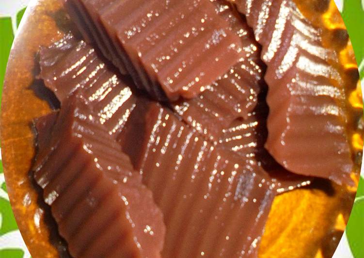 Agar rasa cokelat adem