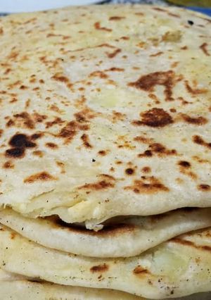 صورة لوصفة خبز محشي بطاطا