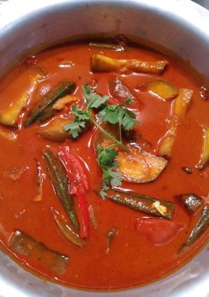 Gambar Curry Ikan Pekat Melikat (Indian Style)