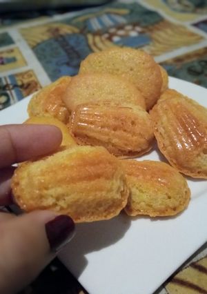 Una foto de Madeleines al limón