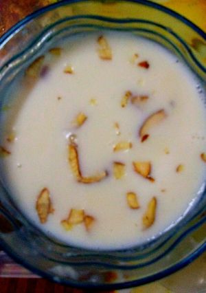 A picture of Sabudana kheer.