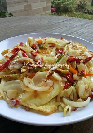 Foto resep Telor Ceplok Pedas