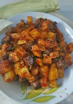 Foto resep Sambal tempe kentang ati
