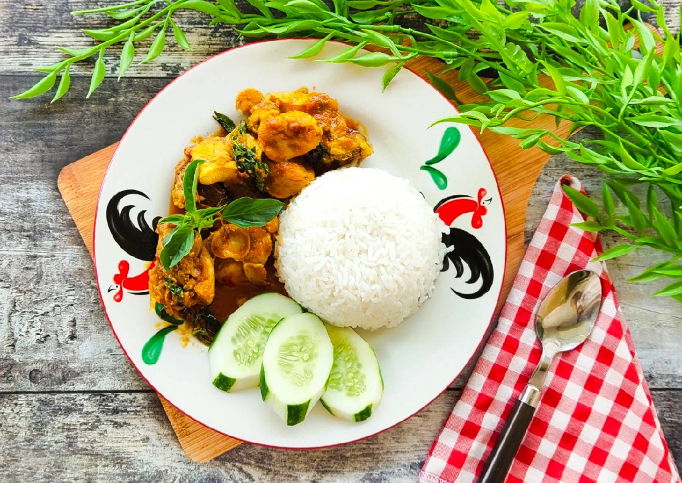 Nasi Ayam Rica Rica Kemangi