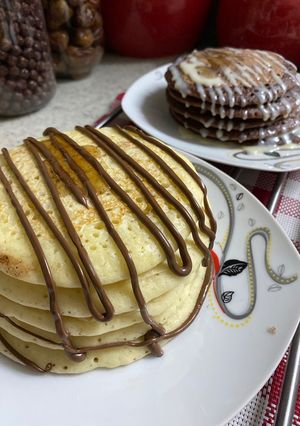صورة لوصفة بان كيك 🥞 لذييييييذه
