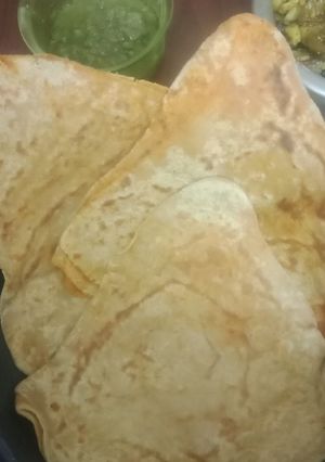 A picture of Namak Mirch Paratha.