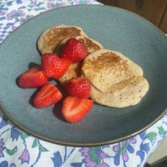 A picture of Fluffy Buckwheat Pancakes (gluten-free).