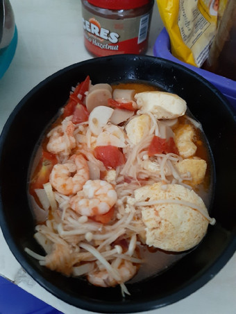 Resep Asam manis udang tofu Ekonomis