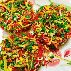 A picture of Rose Malai buns.