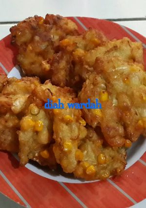 Foto resep Bakwan jagung sayuran udang