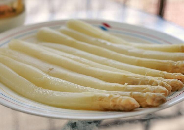 Espárragos blancos cocidos (mi entrante favoritooo!)