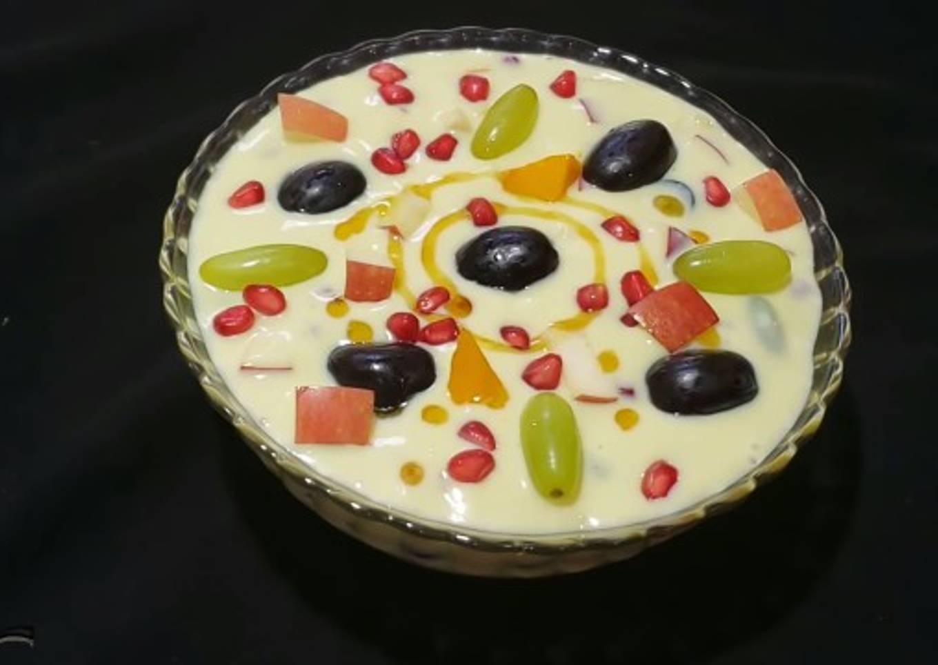 Fruit custard