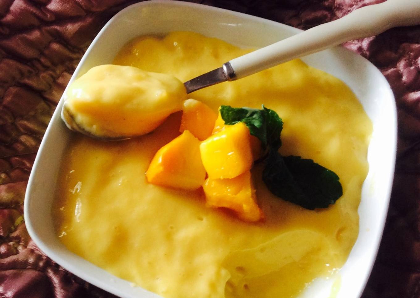 Chinese Mango Pudding