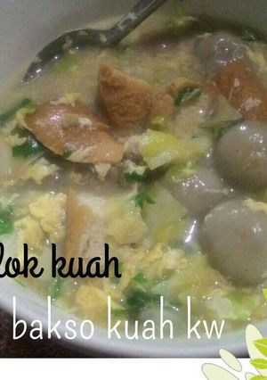 Foto resep Cilok kuah aka bakso kw 😜