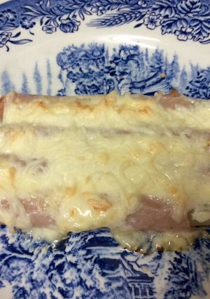 Foto principal de Espárragos con pavo gratinados con mahonesa🦃