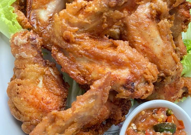 Langkah Mudah untuk Masak Garlic Chicken Wings Cepat