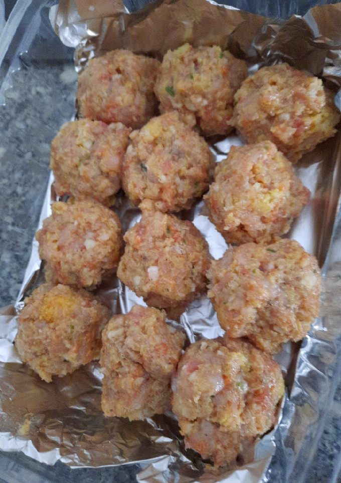 Una foto de Albóndigas, o, pelotas murcianas