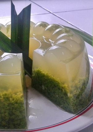 Foto resep Puding Lumut Pandan