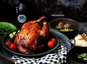 Gambar Ayam Asap Teh Hijau