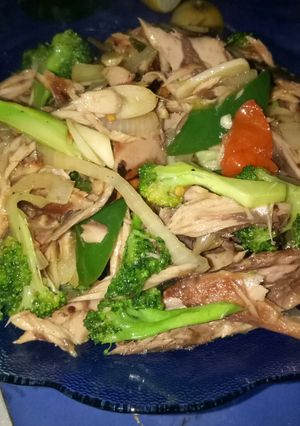 Foto resep Tongkol suwir campur simpel