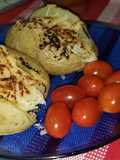 Batata recheada com queijo