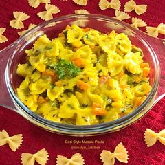 A picture of Desi Style Masala Pasta.