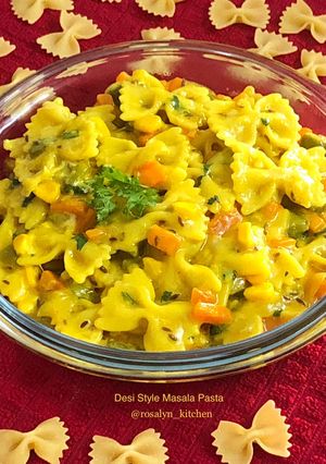 A picture of Desi Style Masala Pasta.