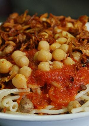 صورة لوصفة الكشري