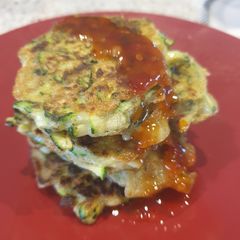 A picture of Paleo Zucchini Fritters.