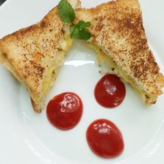 Potato omelette Sandwich A picture of Potato omelette Sandwich.